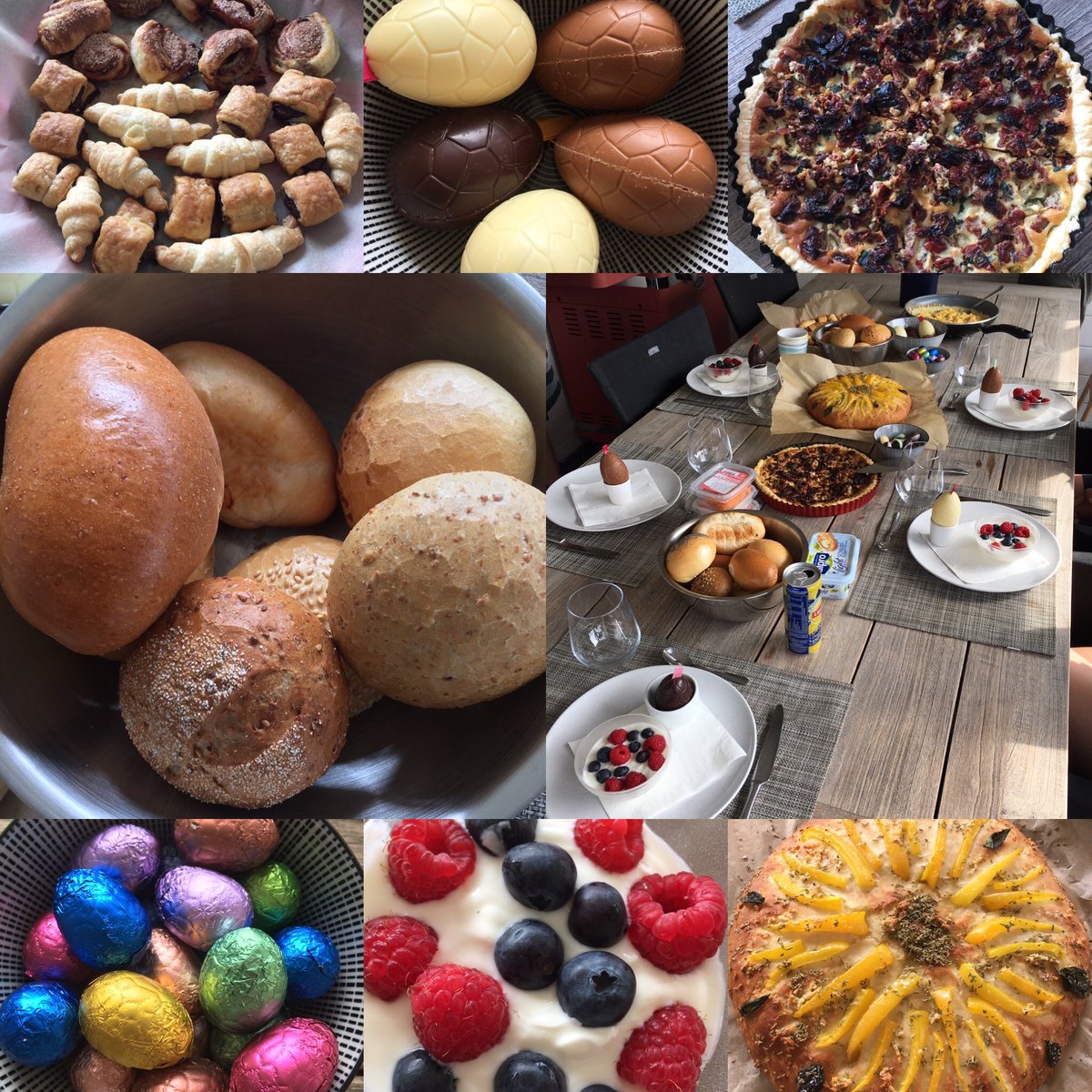 chrisdejongh's tweet photo. Heerlijke paasbrunch thuis. #blij(f)inmijnkot https://t.co/5SrSPpOBJK