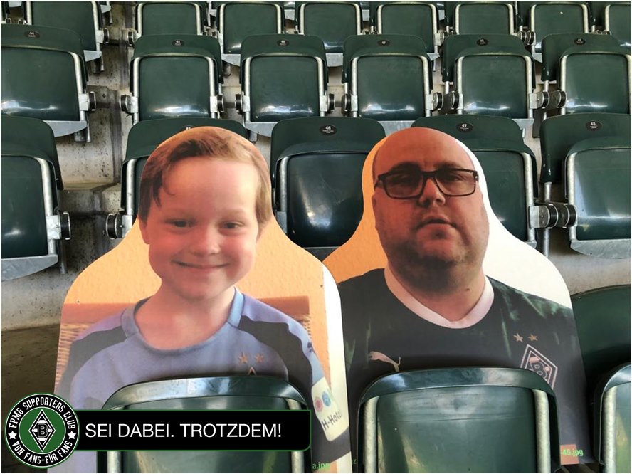FPMGSC's tweet image. Glücklich vereint in Block 14a. Nach langer Suche haben wir Deinen Papa gefunden. Natürlich sitzt Ihr zusammen.

Allen Fans der Borussia ein frohes Osterfest! seidabei-trotzdem.de #FohlenElf #Borussia #DieFohlen #vonfansfuerfans #FroheOstern