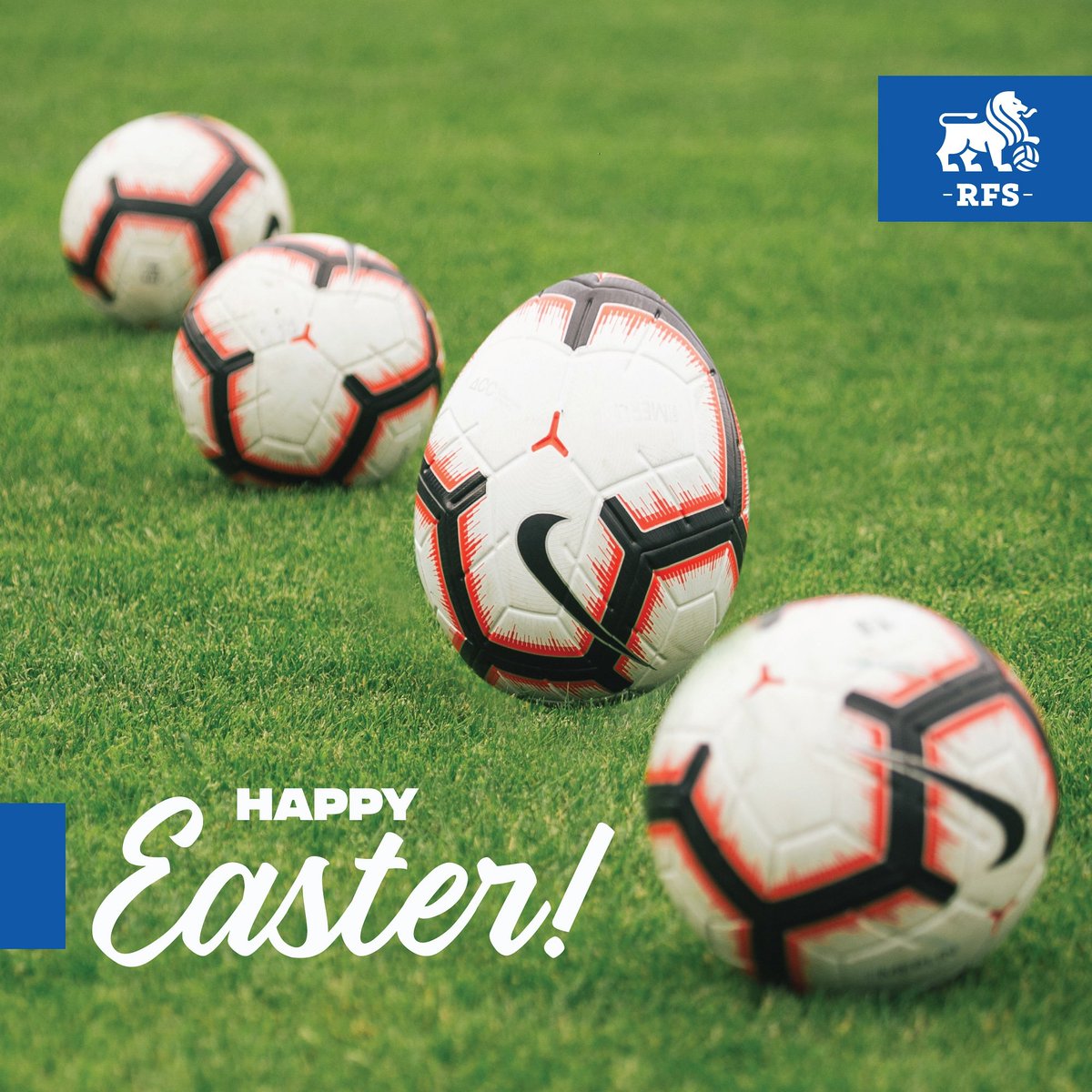 RFSDaily's tweet photo. RFS ģimene novēl ikvienam Priecīgas Lieldienas! 💙
Happy Easter! Priecīgas Lieldienas! Счастливой пасхи!
#fkrfs #rigaskomanda #lieldienas https://t.co/hPVOnNRwb3