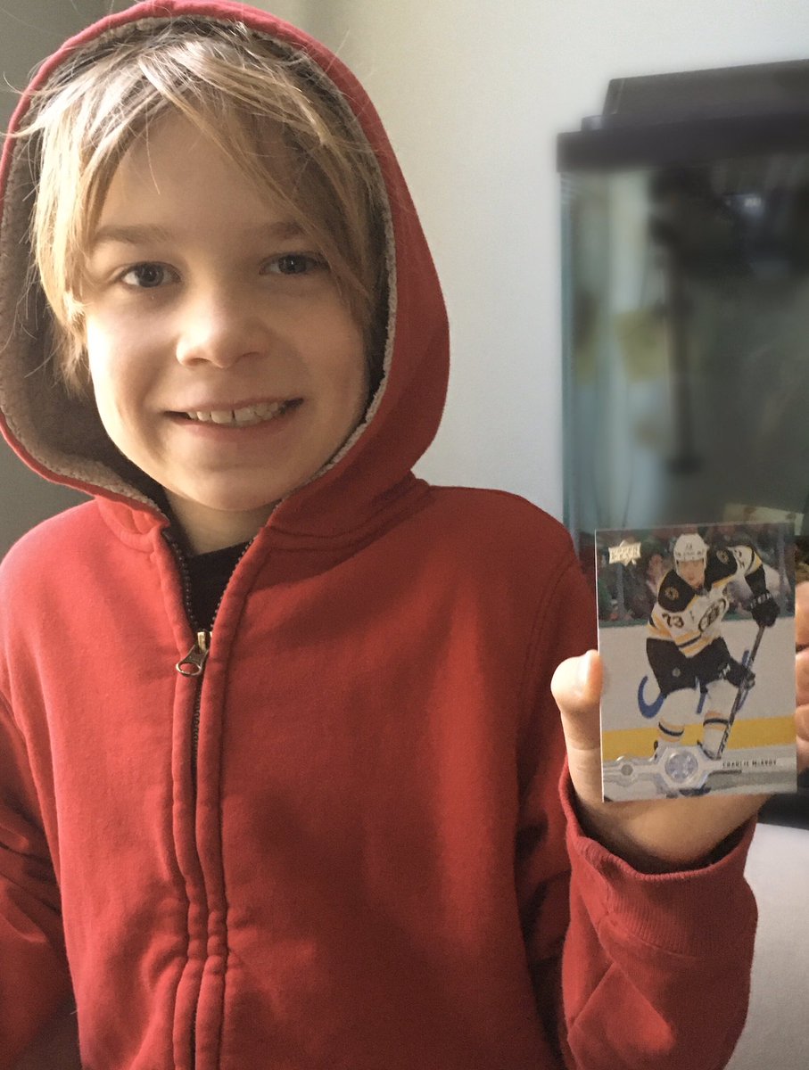 bhardinabbott's tweet photo. @CMcAvoy44 🐰All smiles for this fan who pulled #73 out of his Easter basket!🐣 https://t.co/mxiwTK3xF3
