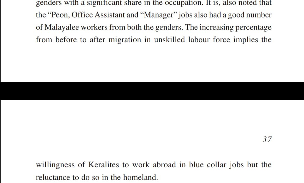 Claim: We are skilled and emigrate for high end job oppurtunities Reality: Majority of the emigrants do blue collar jobs. Only around 7% of the emigrants are engineers