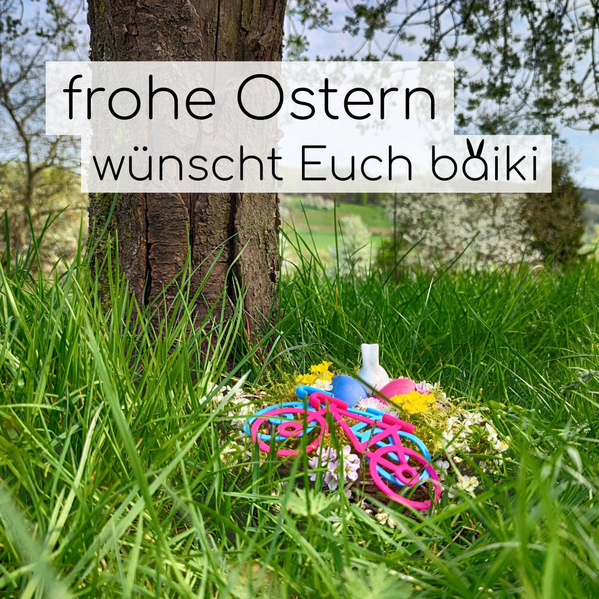 baiki_eu's tweet photo. Schöne und sonnige Ostertage wünscht Euch baiki🌻🐰
Genießt das Wetter draußen🌞und bleibt munter!
https://t.co/f2LmaSUMjW

#ostern #draussen #sonne #nest #osterhase #easter #eastereggs #outside #fahrrad #bicycle #startup #hältdeinzeug #saarland #saarbrücken #happyeaster #bike https://t.co/DlE6m0n7An