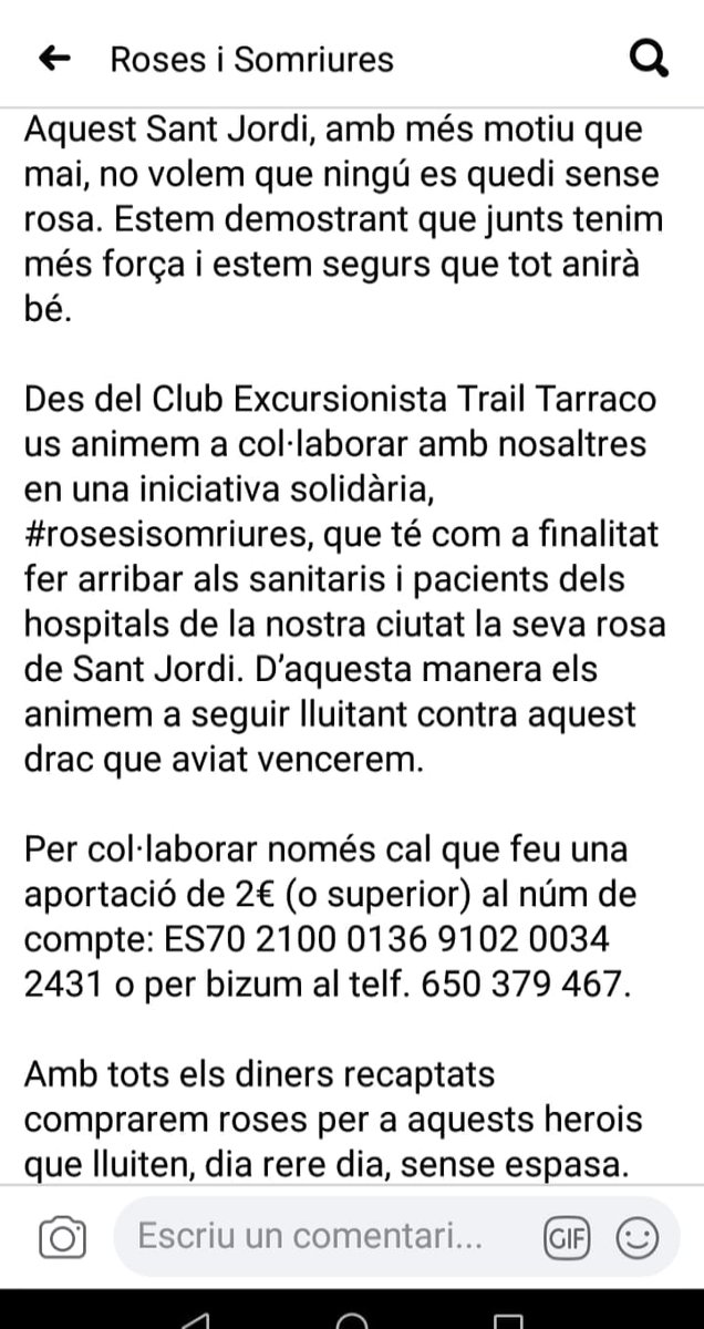 Vinga va som-hi!! 🌹🐉 <a href="/MilloremTGN/">Millorem Tarragona</a> <a href="/TGNdigital/">TarragonaDigital</a> @Diari_Mes <a href="/TgnDenuncia/">Tarragona Denuncia</a> <a href="/ARACampTGN/">ARA Camp Tarragona</a> <a href="/BarridelPort/">Blog Barri del Port TGN</a> <a href="/TarracoNoticias/">TarracoNoticias</a> <a href="/joan_ru_ca/">Joan Ruiz _el q s'inventa coses</a> #tarragona