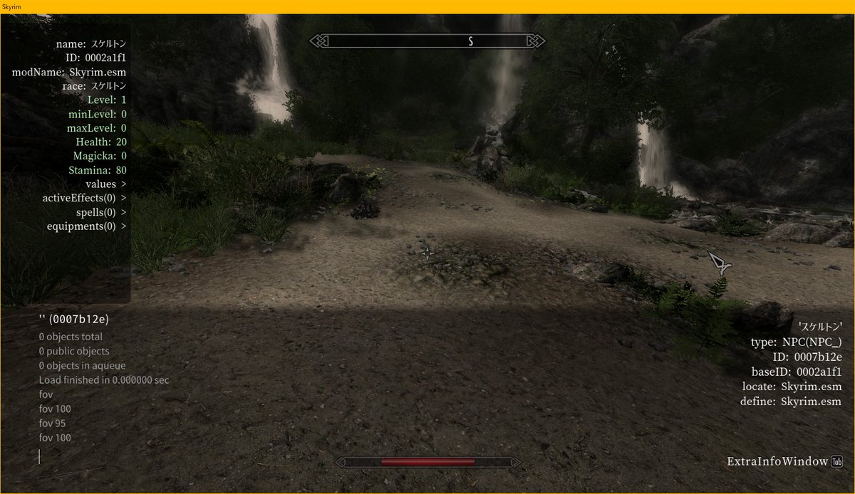 お るげーむず 仮 Skyrim と同じならskyrim と同じならコンソールコマンドから変更できると思います T Co Gsd0zowqpf