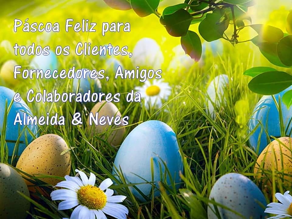 ALMENEPORTO's tweet photo. Páscoa Feliz para todos os Clientes, Fornecedores, Amigos e Colaboradores da Almeida &amp; Neves

#PáscoaFeliz #happyeaster #almeidaeneves https://t.co/9gqqh5J44x