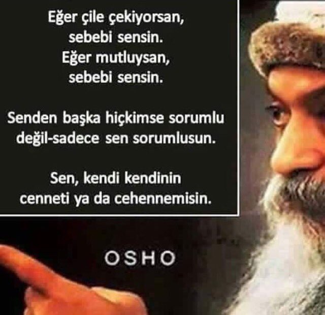 Roman gibi başyapıt bir söz..! Çevir çevir oku.