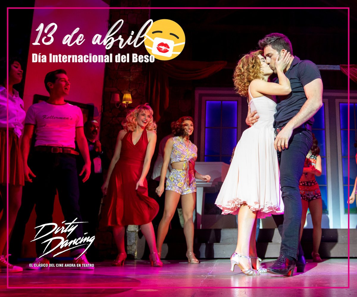 Hoy es el Día Internacional del Beso. Y desde Dirty Dancing España os enviamos uno tan grande que valga por todos los que no nos hemos podido dar últimamente.⁣⁣⁣⁣⁣⁣⁣
⁣⁣⁣⁣⁣⁣⁣
#DiaInternacionalDelBeso #DirtyDancing #Teatro #Musical #TeatroMusical