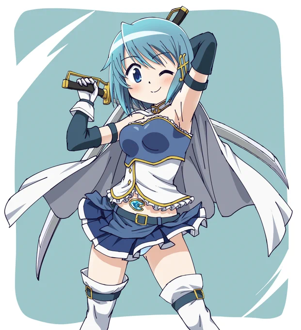 可愛い女の子だと思った?
残念!二刀流で超カッチョイイさやかちゃん
でしたー!!
#まどマギ
#マギレコ
#美樹さやか 