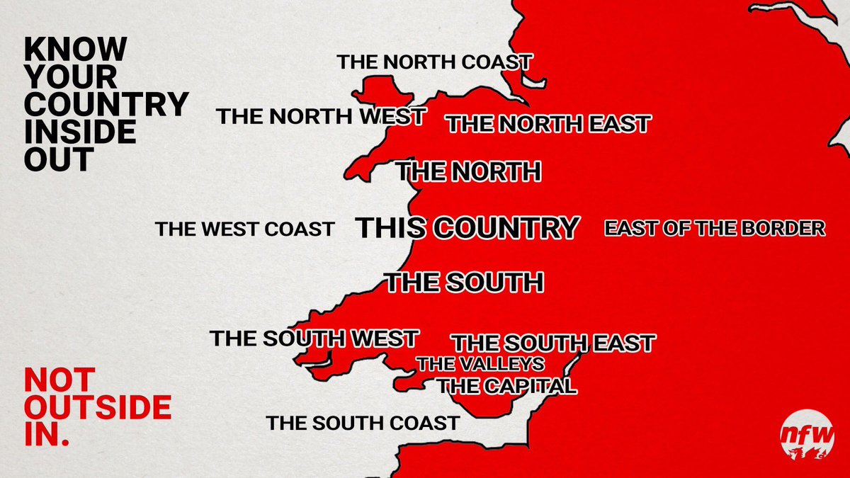 Everyone knows I hate the term “North Wales”. I think it’s mainly used because people in Wales primarily consume a media written by people who live in England and who don’t know much about us. How would articles be written if the reverse was true?A THREAD: