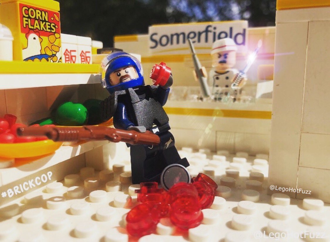 LegoHot's tweet photo. “Don’t worry Andy, it’s just bolognese!”

#Lego #Afol #Justforfun #Moc #Build #ThinBlueLine #Bolognese @Brick_Cop #EasterSunday 👀🚨 https://t.co/wi9XUCFxlx