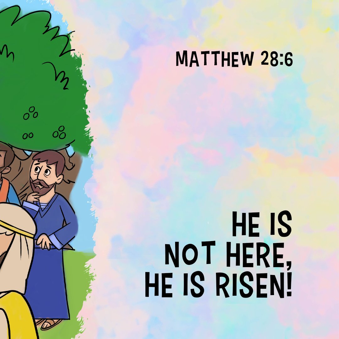 BibleAppForKids's tweet photo. He is not here, he is risen! Matthew 28:6 https://t.co/ntDlpjPmJn