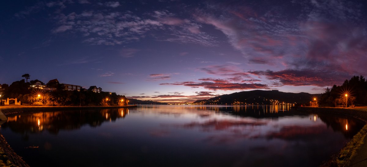 Right folks, off for my midnight  #PaulsWalk on Otago Peninsula, continue this tomorrow. So here's some Otago Peninsula  @Lovedunedin at night #BitsOfNewZealand Take care all, be safe, and think of the rewards we will have when we are out of  #Lockdown  #NZLockdown  #COVID19nz