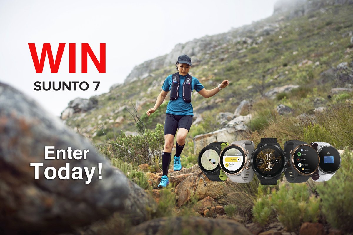 Have YOU entered our Suunto 7 reader competition with @suuntosa yet? 

GET in the RUNNING now! 😉bit.do/winsuunto7

#Suunto7 has 79 modes inc #trailrunning.
It's a #smartwatch AND sports watch in ONE. ⭐️⭐️⭐️⭐️⭐️

#SuuntoSA #competition #giveaway #Suunto