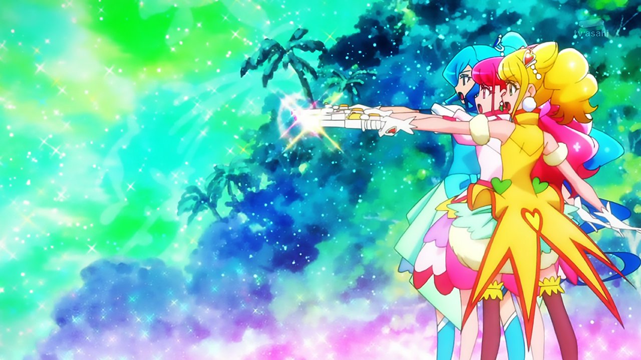 Twitter 上的 かぐ猫 チーム技 プリキュア ヒーリング オアシス 凄く好き めっちゃ背景が美しくて良き チラっと舞う白き羽根や 背景に生い茂る美しき森林が本当に綺麗 今週のヒープリ T Co Lx1c3plox3 Twitter