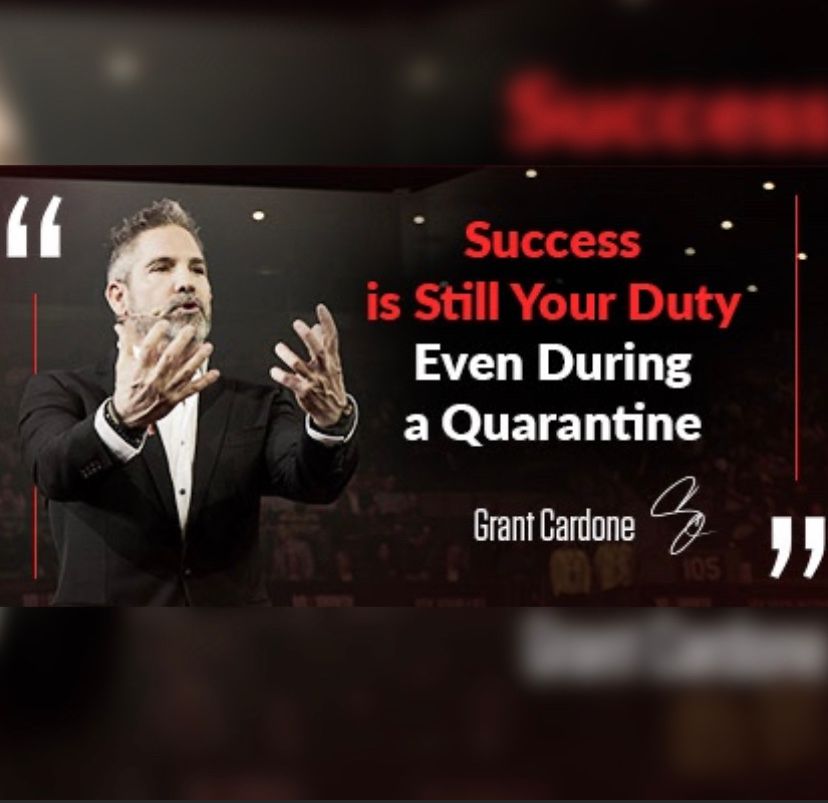 Jimmysvp's tweet photo. Is Uncle G right?
Is success still your duty even during quarantine?
What are you doing to grow during this pandemic?
I want to learn what highly motivated individuals are doing the better themselves during these unprecedented times.
#10x #cardonezone #uncleg https://t.co/qbyFwx2gHc
