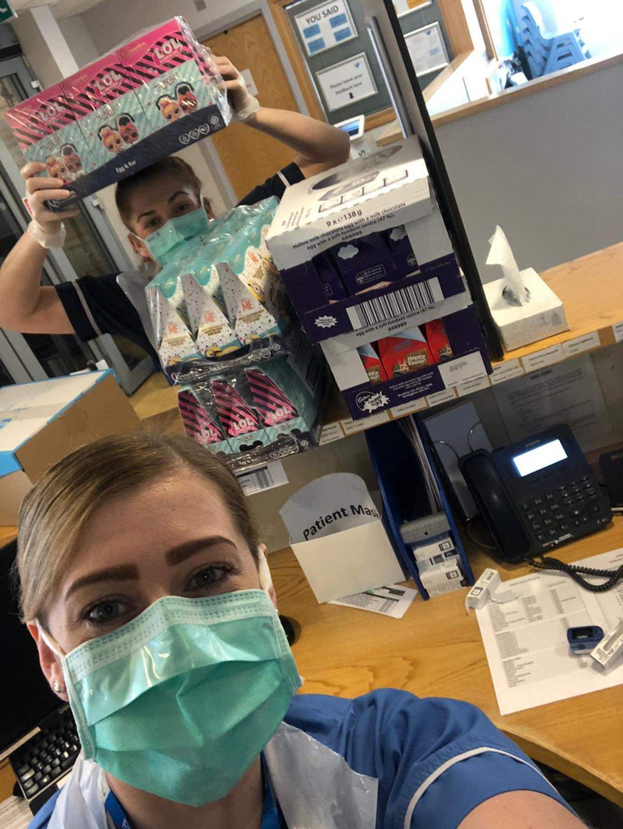 We wanted to thank our wonderful, Heroic #NHS staff at <a href="/LandDHospital/">Luton and Dunstable University Hospital</a> today so we surprised them with LOTS of #Easter eggs and chocolates!

We love you all and thank you so much for everything you're doing!
