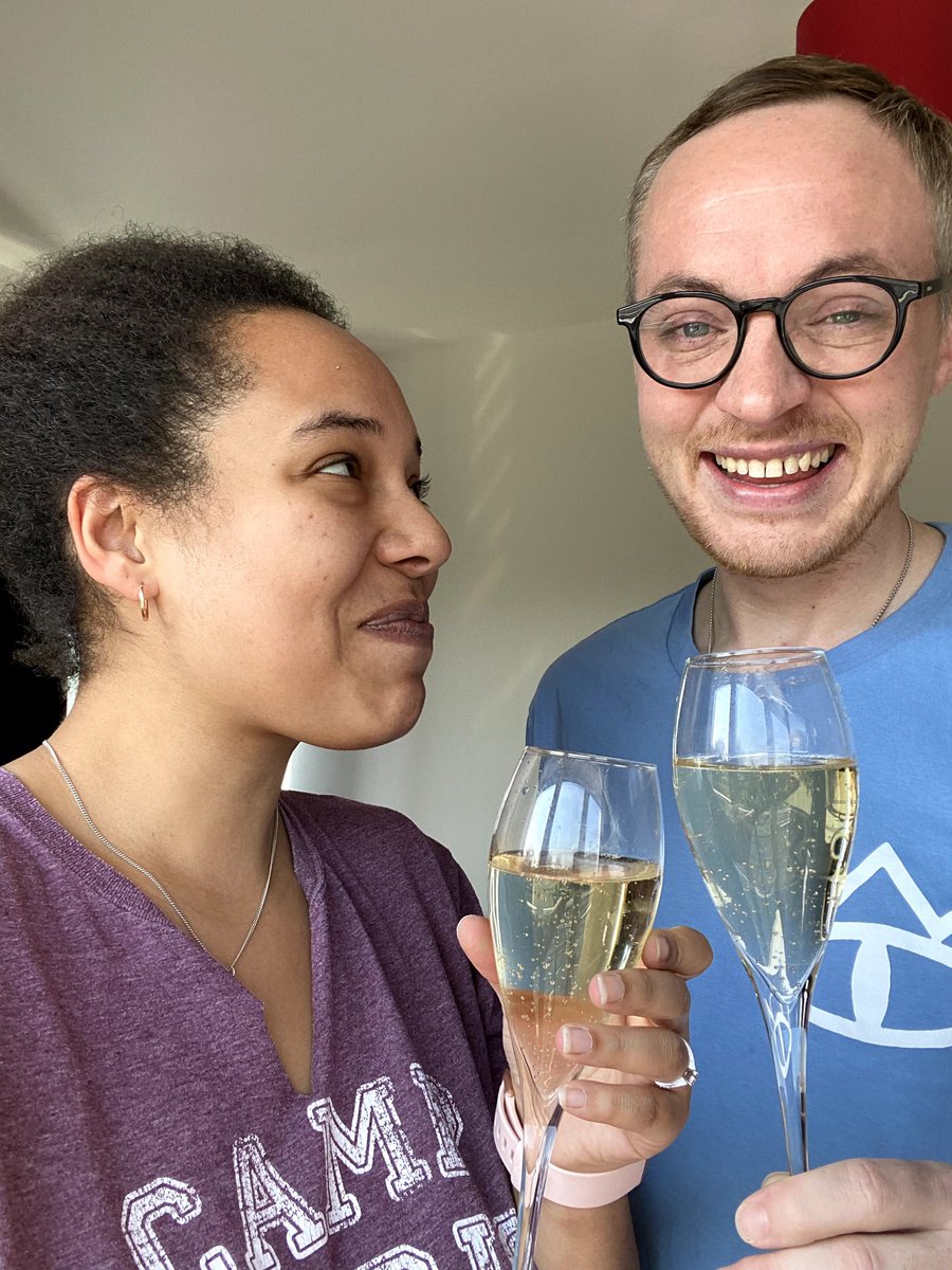 AndrewBowerman1's tweet image. We were meant to get married yesterday but for obvious reasons that didn’t happen! So here’s us drinking champagne @ 2pm to celebrate nonetheless!🥂