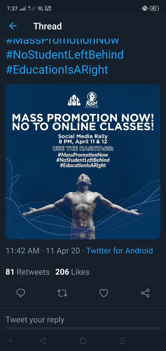 The reactions have spoken, more people are against   #MassPromotion