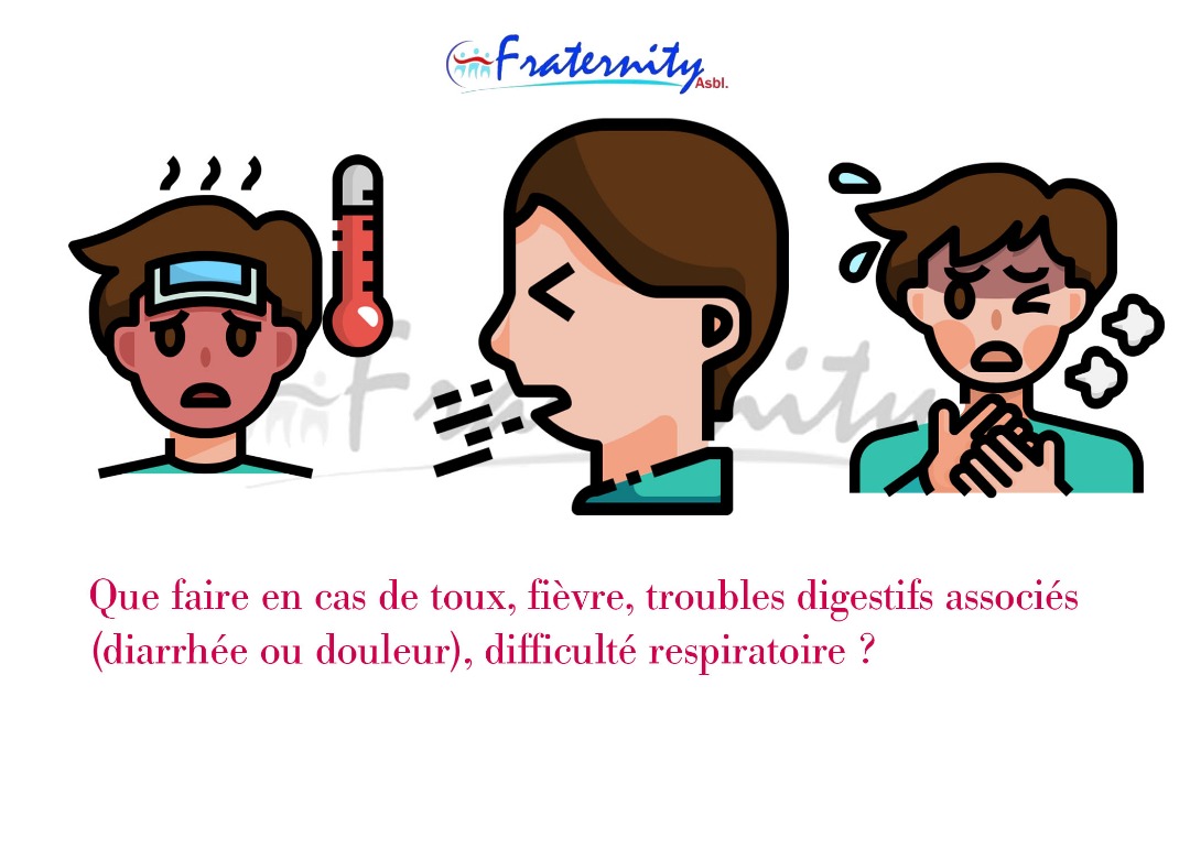AsblFraternity's tweet photo. 1) porter un masque de protection
2) appeler votre médecin pour avis
3) appeler l'équipe de la riposte du covid-19 au 101, 109 ou 110. https://t.co/LqrpJydqSg