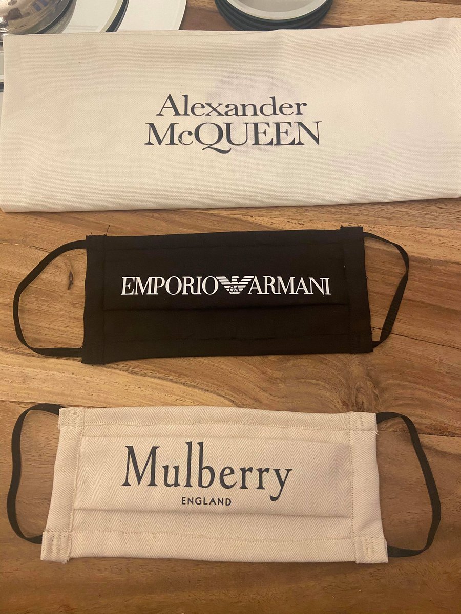 #dustbags #Mulberry #Armani #AlexanderMcqueen #designer #handmade #COVIDー19 #justforfun