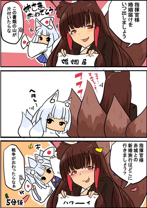 赤城の日常 無限ループ編#アズールレーン 