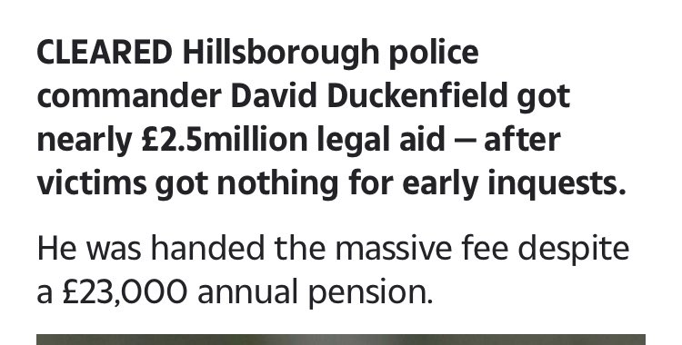 Gutter journalism.  #FakeLaw. 1. This man was not “handed” £2.5m. This is a lie. That was the overall cost of legal aid in long-running serious criminal proceedings. This is like saying someone who receives a NHS heart transplant is “given” the cost of the operation.