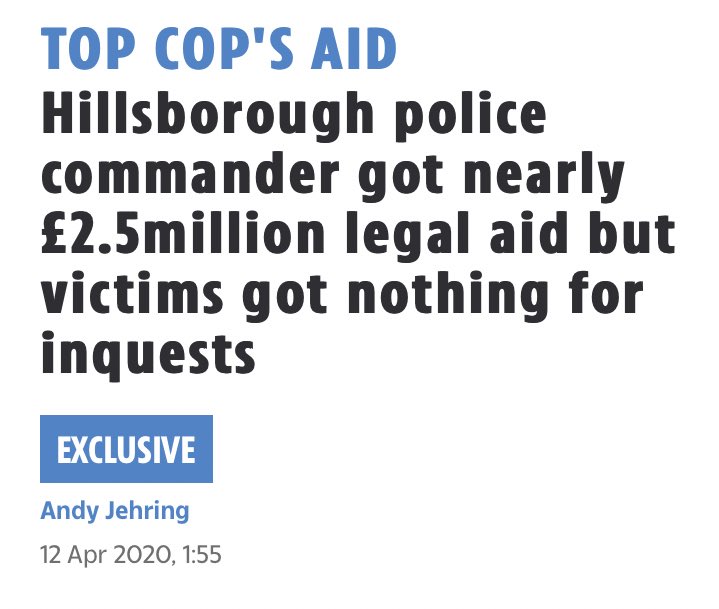 Gutter journalism.  #FakeLaw. 1. This man was not “handed” £2.5m. This is a lie. That was the overall cost of legal aid in long-running serious criminal proceedings. This is like saying someone who receives a NHS heart transplant is “given” the cost of the operation.