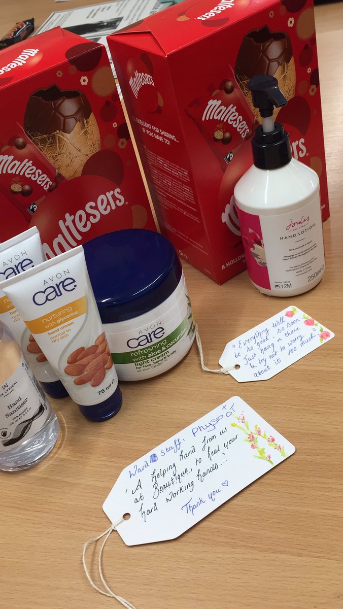 FGH Therapies (@fghtherapies) on Twitter photo Thank you so much for the very generous donations to our therapy teams. It is so lovely to have these treats. <a href="/UHMBT/">MorecambeBayNHSTrust</a> <a href="/gemsatwork/">gemsatwork</a> <a href="/Avon_UK/">Avon Cosmetics</a> Thank you so much for the very generous donations to our therapy teams. It is so lovely to have these treats. <a href="/UHMBT/">MorecambeBayNHSTrust</a> <a href="/gemsatwork/">gemsatwork</a> <a href="/Avon_UK/">Avon Cosmetics</a>