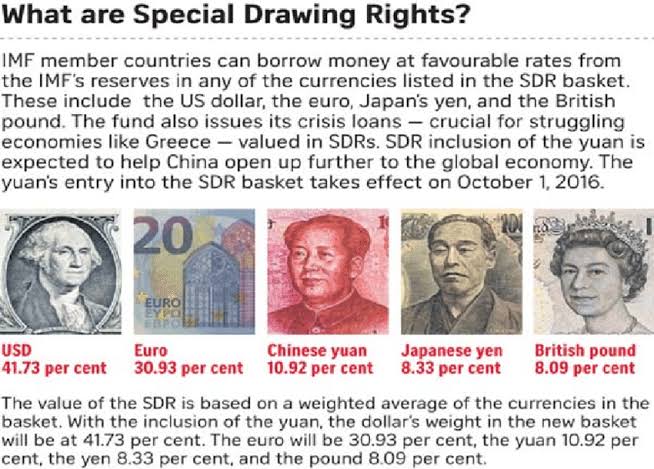 Apa investasi yang cocok di tengah pandemi ini??CASH IS THE KEY Tapi cash dalam bentuk apa? Special Drawing Right (SDR): USD, Euro, Chinese yuan, Japanese yen, British poundsterling.