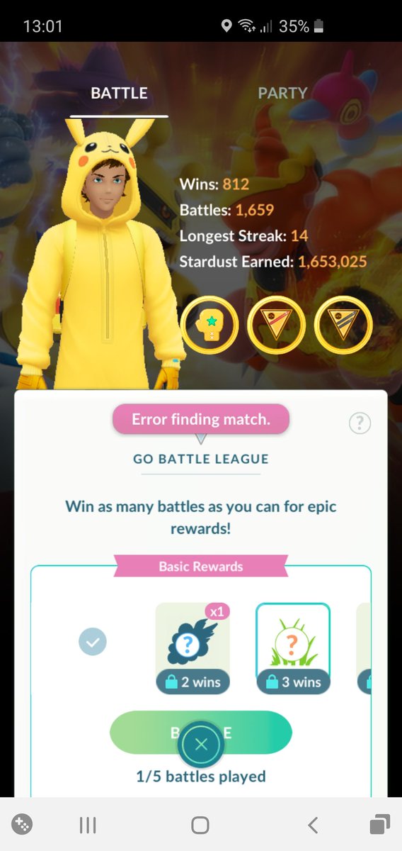 bradstar101's tweet photo. @PokemonGoApp @NianticHelp @NianticLabs keep getting this error what gives? https://t.co/xxUisq7KxL