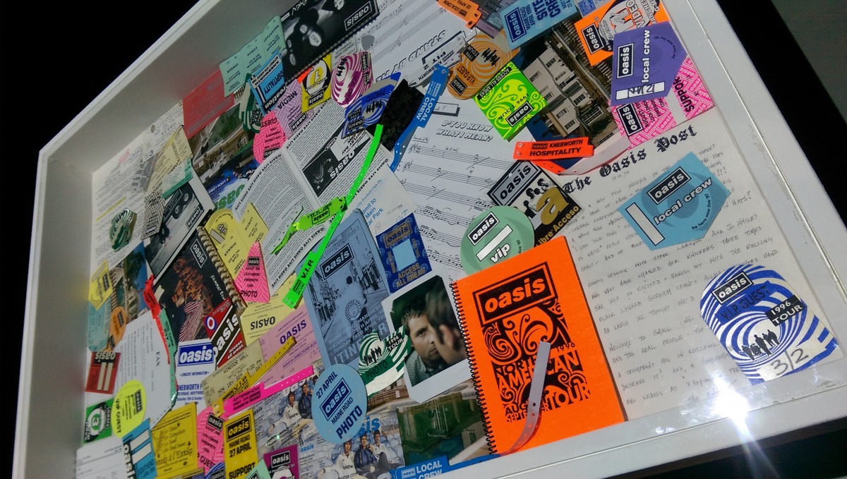 Getintothis's tweet photo. Six years ago Chasing The Sun: @oasis 1993-1997 exhibition opened it's doors in London. We had a cracking time when it came to Manchester.

@JamieBowman77 spoke to Noel - and we were featured on the @oasis Instagram: https://t.co/7sDwHnKGpe

#OasisExhibition https://t.co/o3Gg7jjWBc