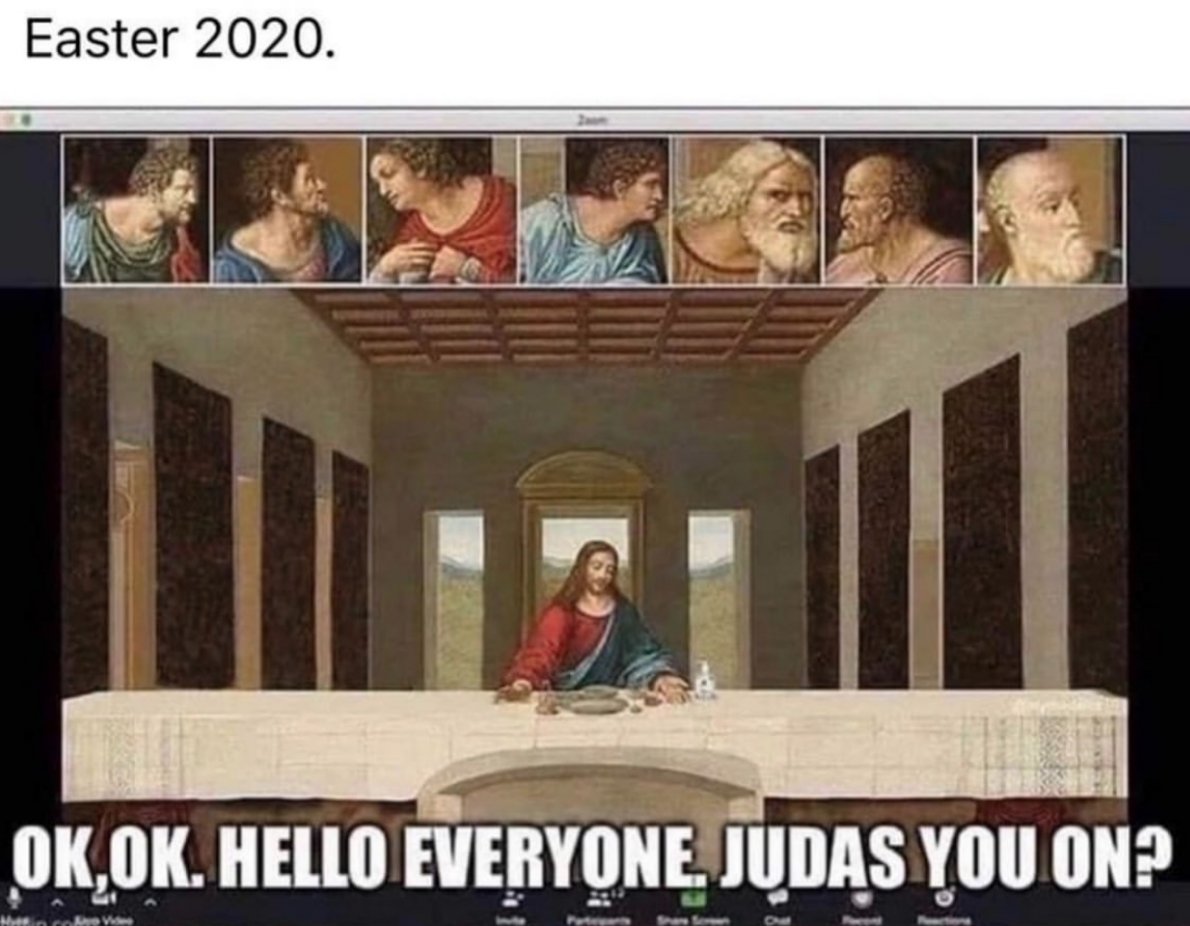 MensHumor's tweet image. #Easter2020