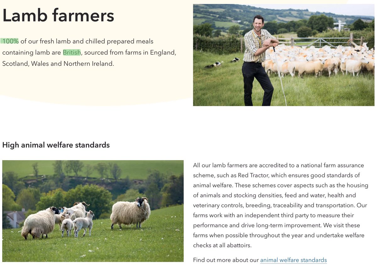 All lamb is 100% British and accredited to a national assurance scheme /10