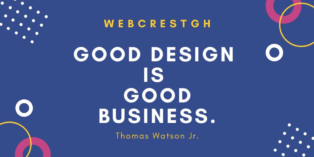 Webcrestgh Design And Branding Co On Twitter The Appearance Of Your Website Determines The Level Of Acceptance By Its Visitors If Your Website Is Professional With Modern Design You Will Not Just