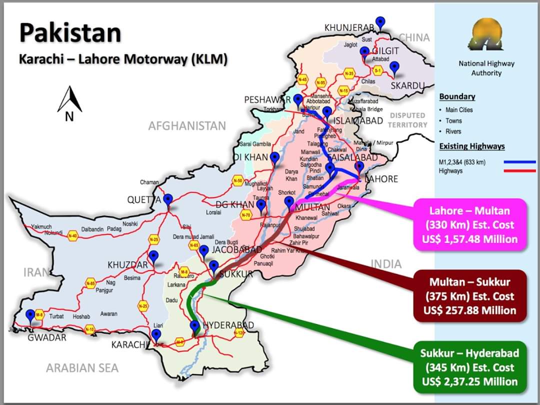 Karachi To Sukkur Map تويتر \ Syed Kamal Hussain Shah🇵🇰 على تويتر: "Construction Of #Sukkur-#Hyderabad  Motorway Approved And It Will Start By End 2020,Land Acquisition In  Progress,Tendering In Couple Of Months.with Its Completion,Entire Eastern  Route #Peshawar #