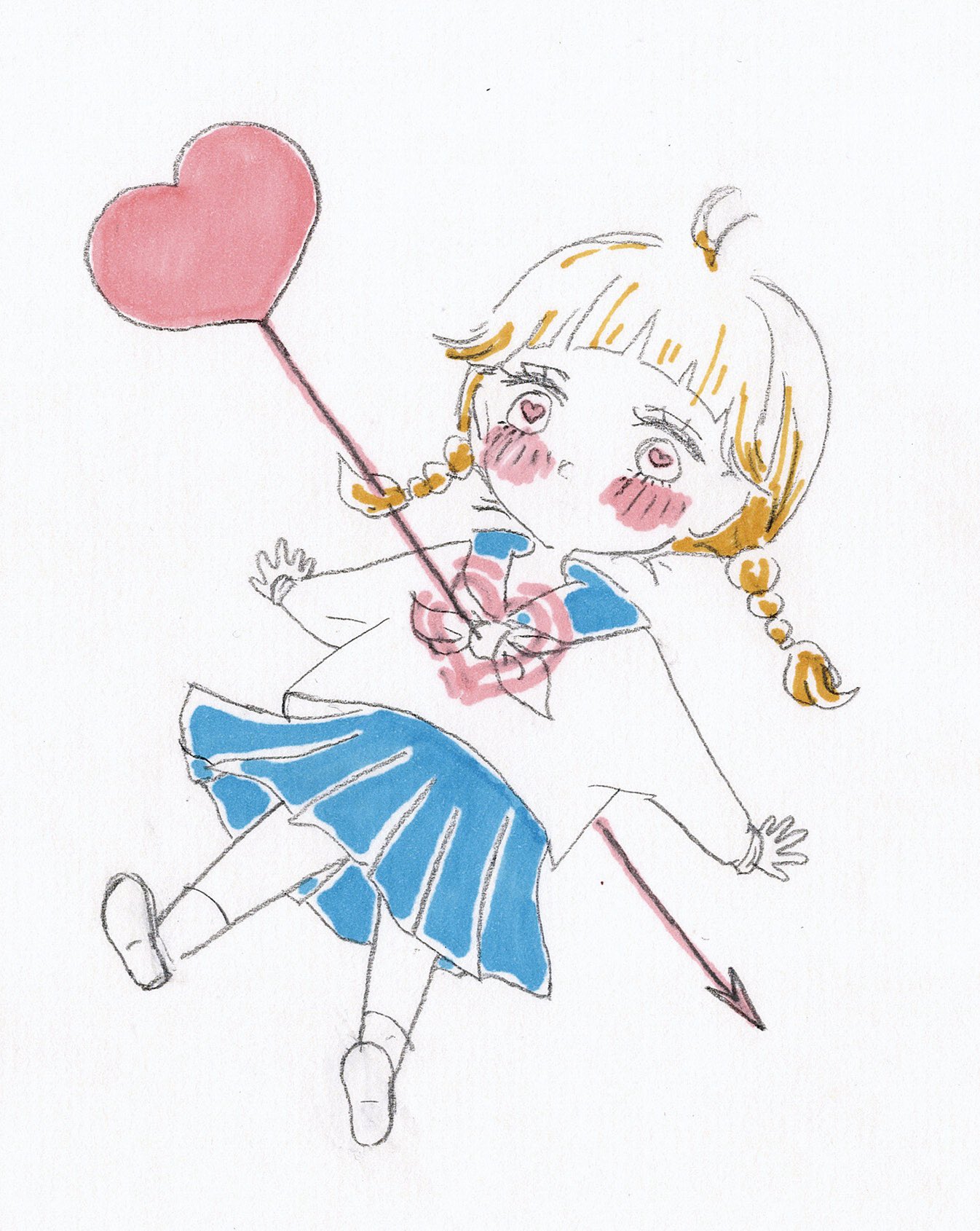 は ね の お と R2 4 12 ずっきゅん きゅんきゅん 毎日デザイン 毎日お絵描き デザイン 生産性のあること イラスト 絵描きさんと繋がりたい イラスト アナログイラスト 女の子 きゅんきゅん 恋する乙女 T Co Mk7g6rk17i Twitter