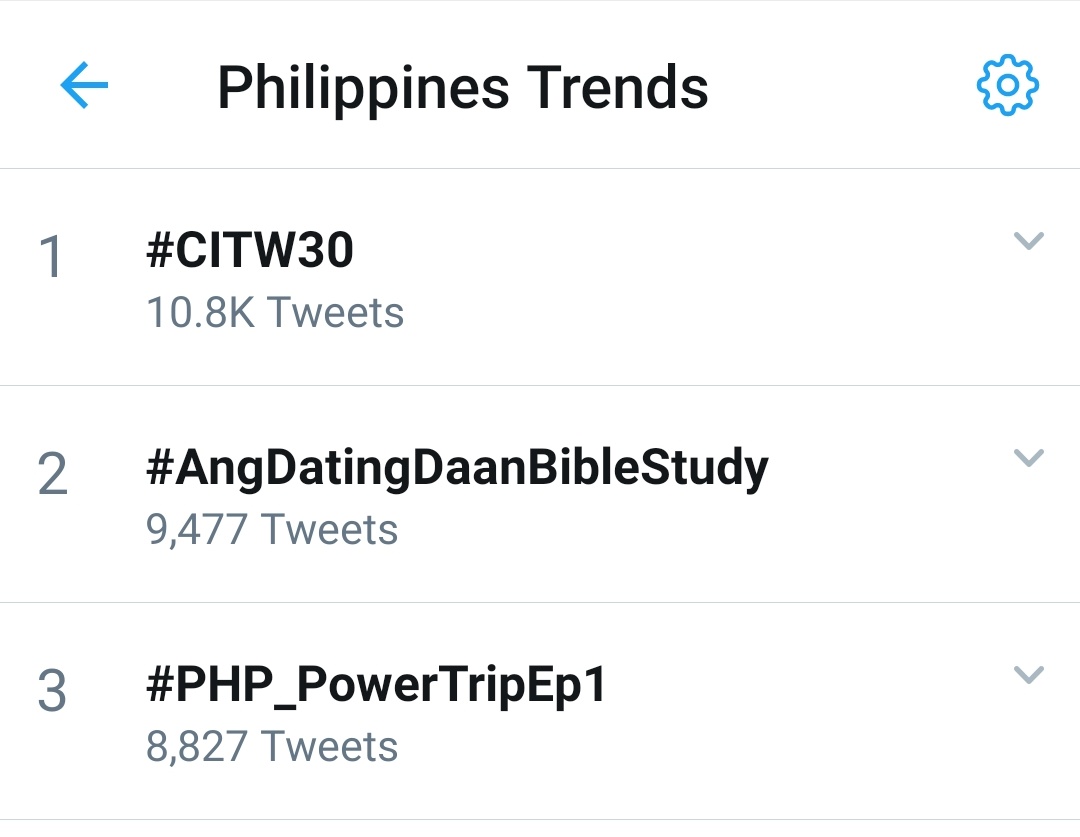PHParchive's tweet image. #PHP_PowerTripEp1 is up at no.3 in Philippine Trends!