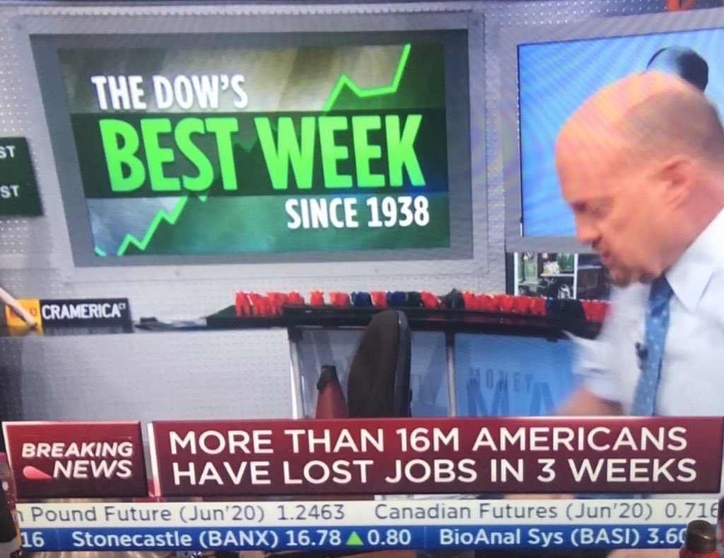 The viral  @jimcramer pic also highlighted the Wall St and Main St divideSocialize the Losses, Privatize the Gains