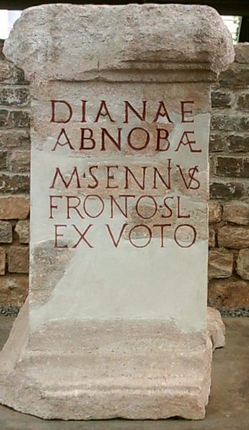 Abnoba was believed by the ancient Romans to be an indigenous name for the hunting goddess Diana, so the hare makes perfect sense. So the Hare is actually a hunting-hare, rather than a fertility hare! 7/7