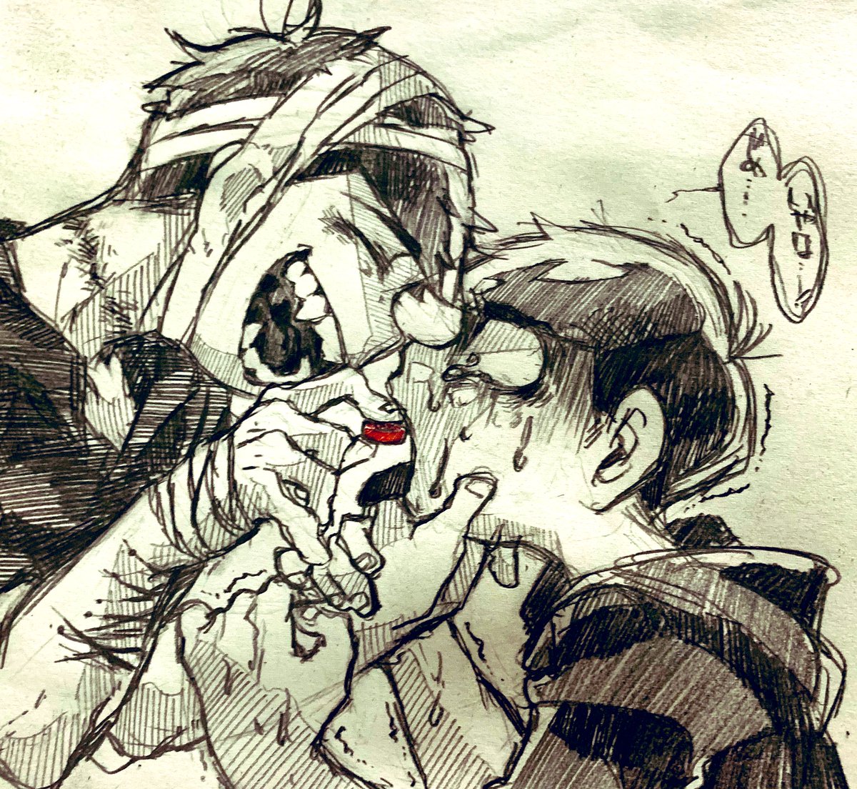 #絵描き繋がれ
もちっこさんから貰っちゃったから
やっちゃお〜((((
ほとんどからみちゃんとごくろーぎつねさんなんだよねってこと!!!((((