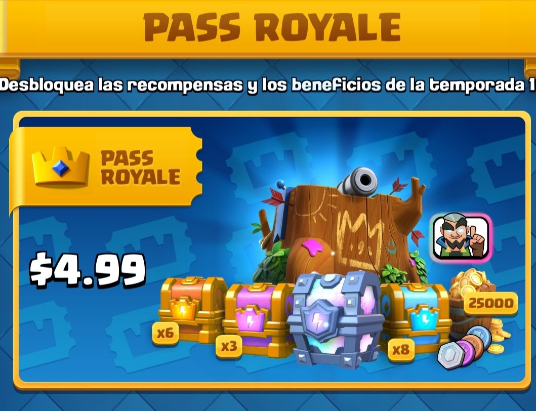 Sorteo otro pase Royale por perder en el torneo mundial 😓♥️
💰Para participar: 
- Seguirme 😎
- Dar Retweet 🔄 y ♥️