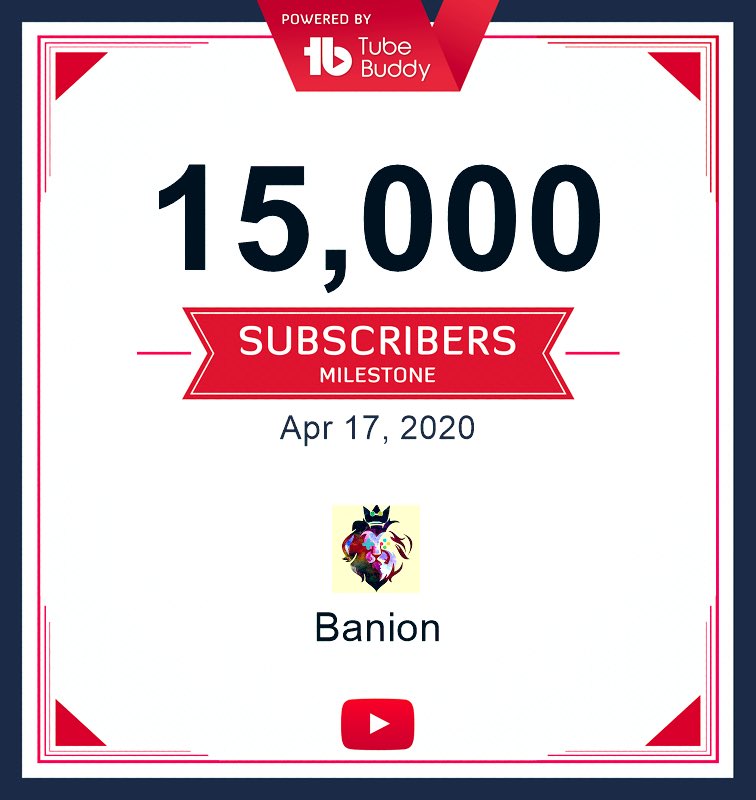 banion_'s tweet photo. Danke für die 15.000+ Abonnenten!!🍾
#StreamAcademy
#Banion
#YouTube
#StayAtHome https://t.co/vxU5HXGtdZ
