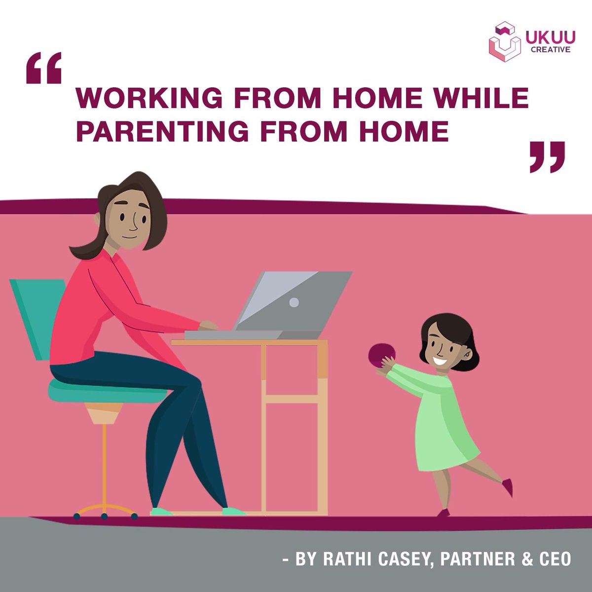 UkuuCreative's tweet photo. FROM THE CEO: https://t.co/Dxl7s5VK4a

You are not alone parents. We are all #InThisTogether and making progress day by day. Wishing you another great week in the new norm of #WFH!

#WorkingParents #Tips #BetterTogether https://t.co/QgsNdNpN2k