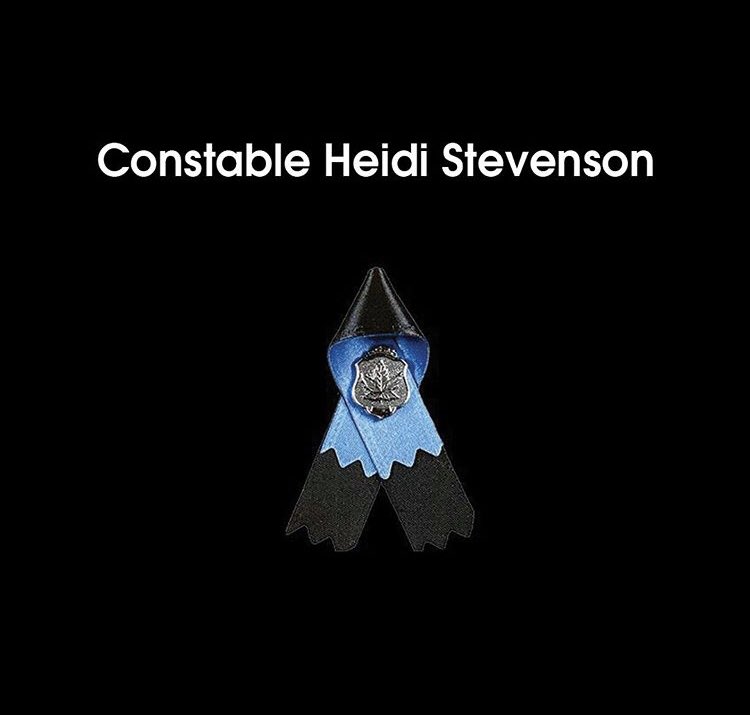 Heidi Stevenson - A mother, wife, daughter and police officer with 23 years of service. A true hero. Rest easy sister, we will take it from here. #RCMPneverforget #heroesinlifenotdeath #eow #officerdown 💙💙 ^LG