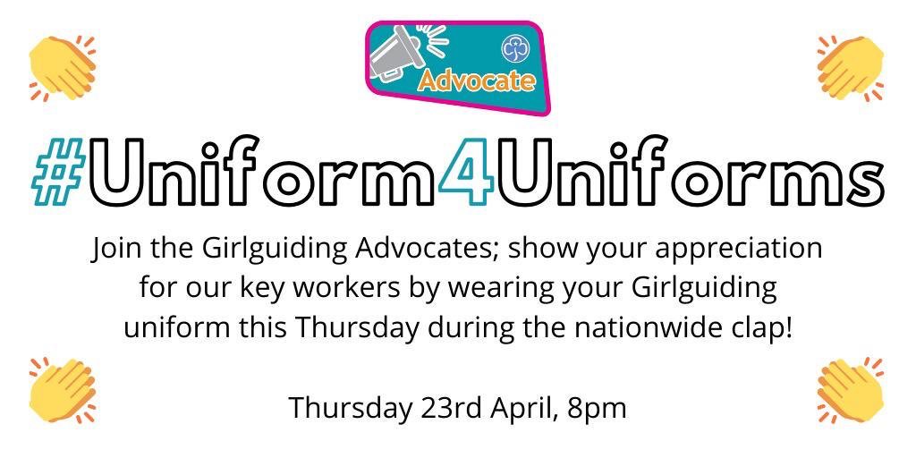 bethanyxkear's tweet photo. Proud to be a GirlGuide. #Uniform4Uniforms https://t.co/Xux8awR5Kj