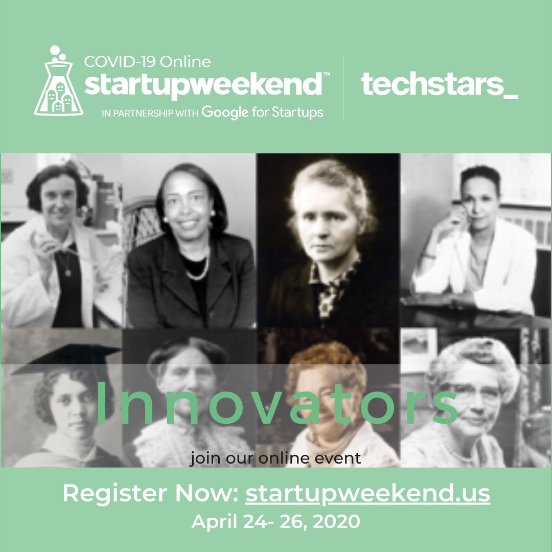 SWUSAOnline's tweet photo. Innovators of all backgrounds are coming together for our 54-hour, online event! April 24-26. Will you help create #covid19 solutions? https://t.co/kQK2oiMFZY #innovate #innovator #innovation #visionary https://t.co/AYXtrw3cTG