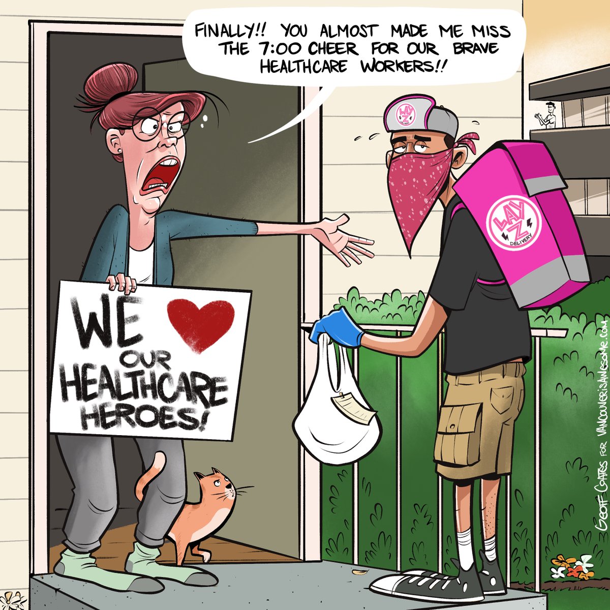 VIAwesome's tweet image. Frontline workers don't all work in healthcare ♥️