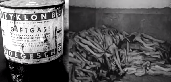 Not only did the Rockefellers provide over $70 Million in their patented airplane fuel additive (that the Nazis used to bomb Britain) through IG (It was produced by the Bayer part of IG actually), they also helped produce the Zyklon BUsed in the Holocaust gas chambers.