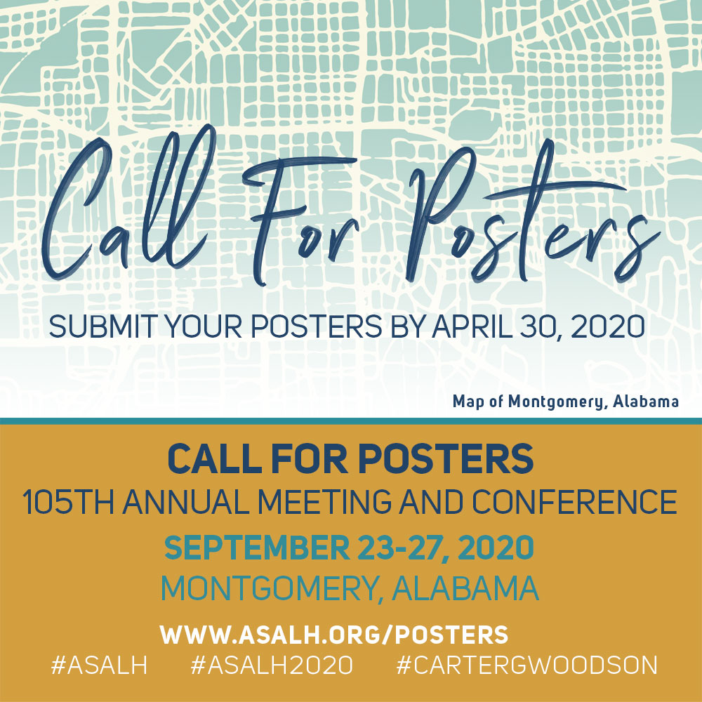 bookworme7787's tweet image. @AsalhConvention there is still time to submit a poster, paper, workshop for the 105th Annual Meeting and Conference of the Association for the Study of African American Life and History. Deadline April 30th #wearethethread #blacktwitterhistorians #BlackHistory