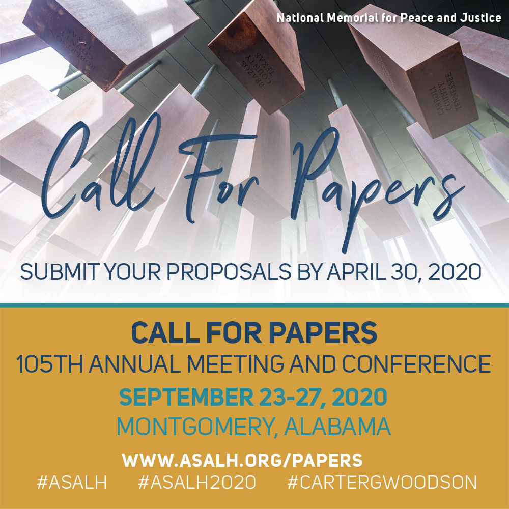 bookworme7787's tweet image. @AsalhConvention there is still time to submit a poster, paper, workshop for the 105th Annual Meeting and Conference of the Association for the Study of African American Life and History. Deadline April 30th #wearethethread #blacktwitterhistorians #BlackHistory